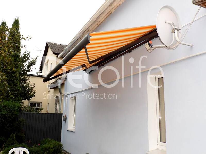 Awning Decolife SemiCassette for terrace - 