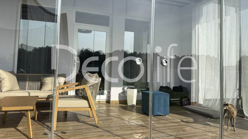 Sliding frameless glazing Decolife S100 - 