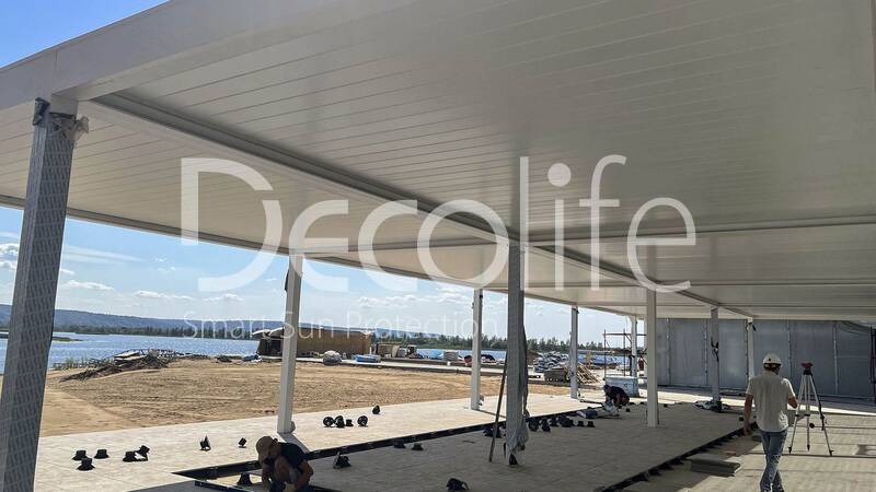 Pergola Bioclimatic B500, - object was implemented by our partner OOO ''STELL MS'' - 