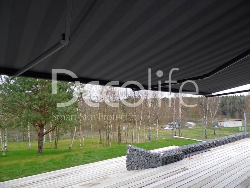 Awning Decolife G220 for a country house - 