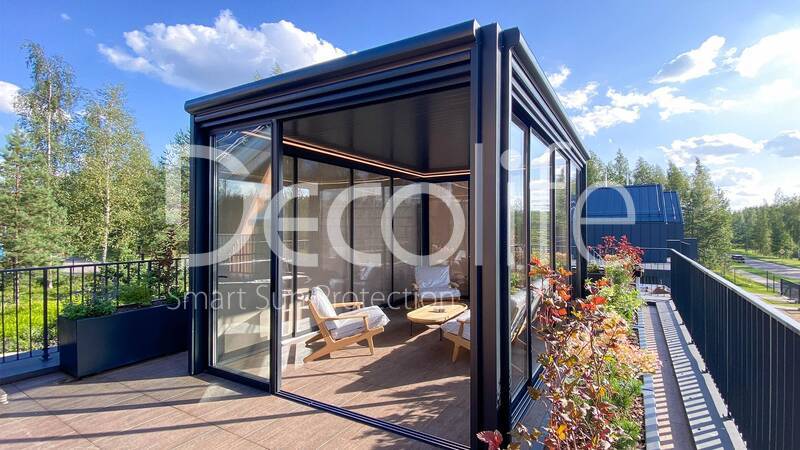 Pergola Decolife Bioclimatic + Glazing S500 - 