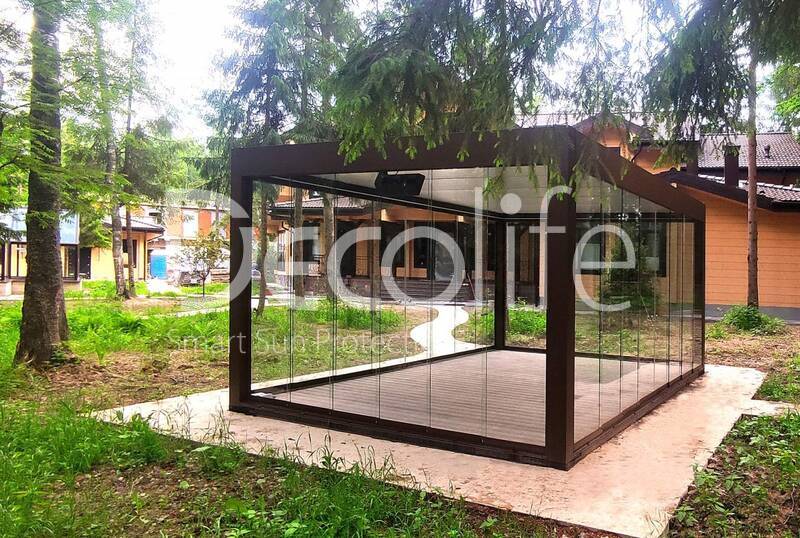 Bioclimatic pergola Decolife B600 - 