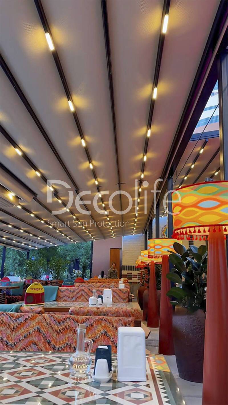 Tent pergolas Decolife, the project was implemented by our partner ''TENT VERTEX'' - 