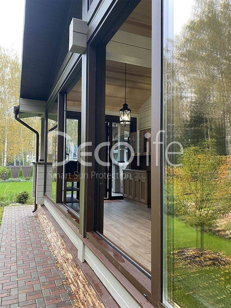 Panoramic sliding doors Decolife HS, implemented by our partner ''Lux Terras'' - 