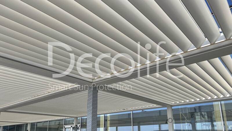 Pergola Bioclimatic B500, - object was implemented by our partner OOO ''STELL MS'' - 