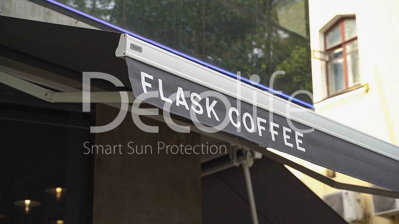 Terrace open awnings Decolife G200 Classic, implemented by our partner ''TENT VERTEX'' - 