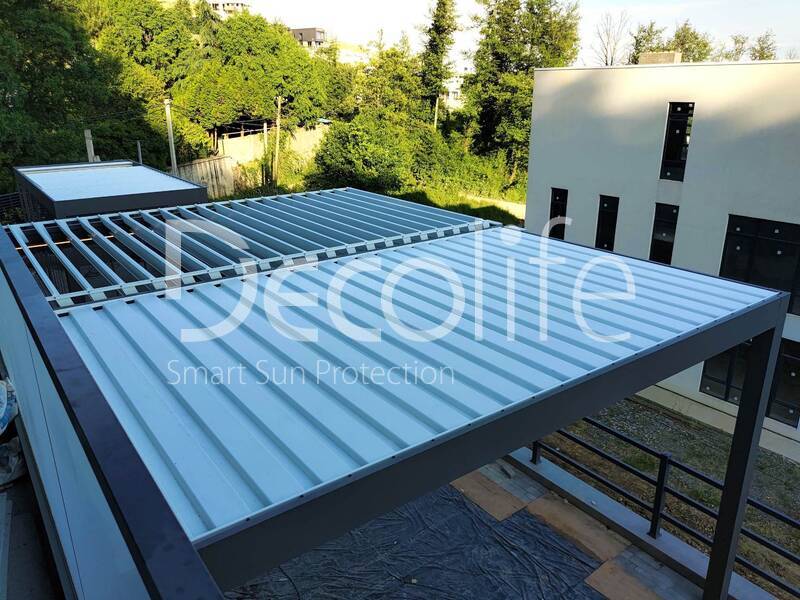 Pergolas Decolife B400, B600PIR + Sliding glazing S200 - 