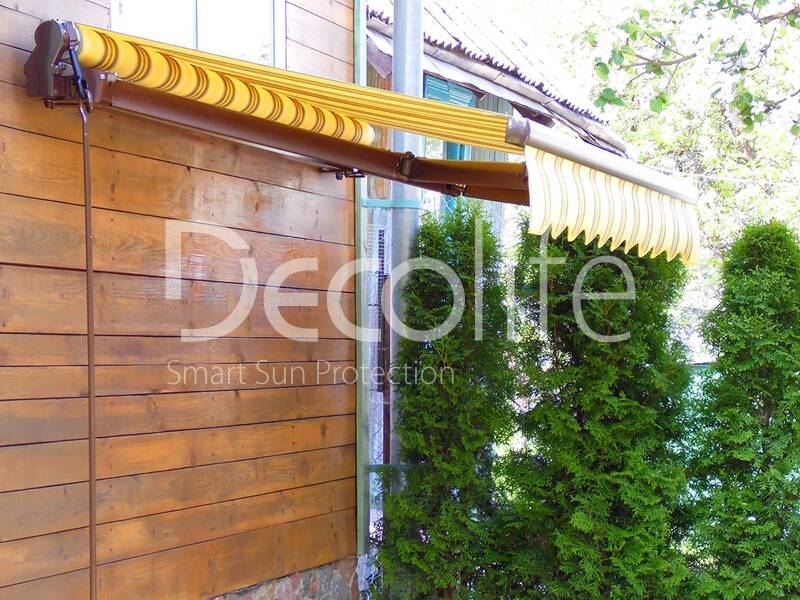 Awning Decolife Open for a small terrace - 