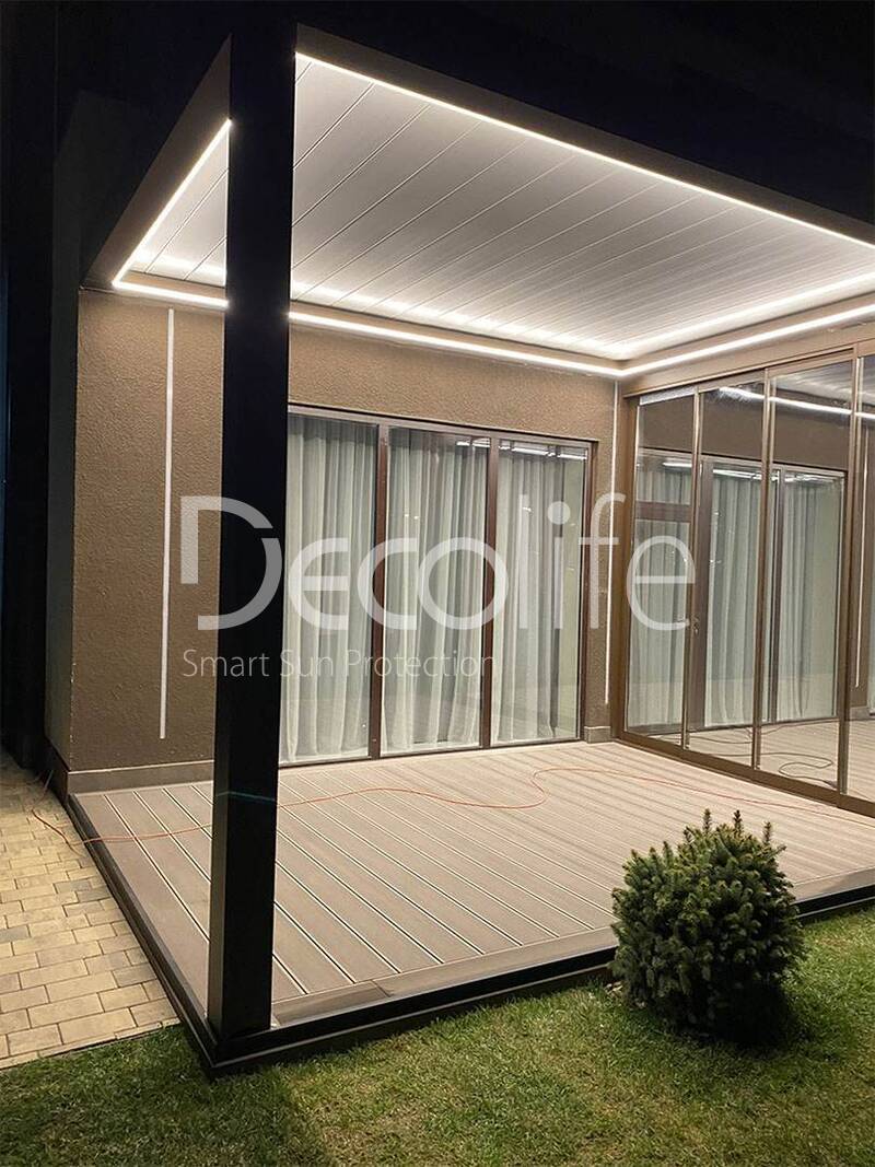 Pergolas Decolife Bioclimatic B500, B600 - implemented by our partner ''Lux Terras'' - 