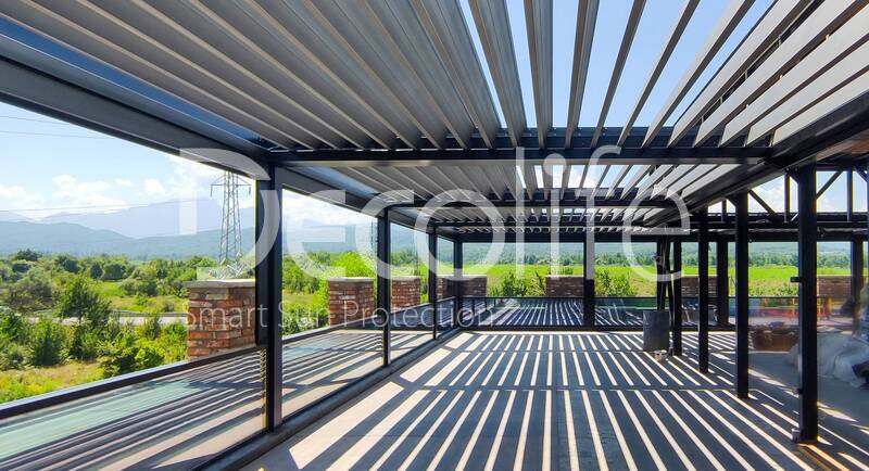 Bioclimatic pergola Decolife B500-25 - 